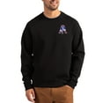 thumbnail image 1 of Men's Cutter & Buck Black New England Patriots Throwback Roam Recycled Raglan Pullover Sweatshirt, 1 of 2