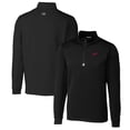 thumbnail image 1 of Men's Cutter & Buck Black New Mexico State Aggies Traverse Stretch Quarter Zip-Pullover Top, 1 of 3