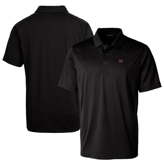 Men's Cutter & Buck Black New York Giants Prospect Textured Stretch Big & Tall Polo