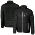 thumbnail image 1 of Men's Cutter & Buck Black New York Giants Rainier PrimaLoft Eco Insulated Full-Zip Puffer Jacket, 1 of 3