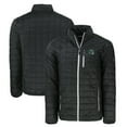 thumbnail image 1 of Men's Cutter & Buck Black New York Jets Big & Tall Helmet Rainier PrimaLoft Eco Insulated Full-Zip Puffer Jacket, 1 of 3