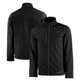 thumbnail image 1 of Men's Cutter & Buck Black New York Jets Primary Logo Evoke Eco Softshell Recycled Full-Zip Jacket, 1 of 3
