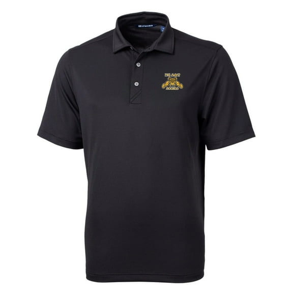 Men's Cutter & Buck Black North Carolina A&T Aggies Big & Tall Virtue Eco Pique Recycled Polo