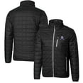 thumbnail image 1 of Men's Cutter & Buck Black Northwestern Wildcats Team Logo Big & Tall Rainier PrimaLoft Eco Insulated Full-Zip Puffer, 1 of 3