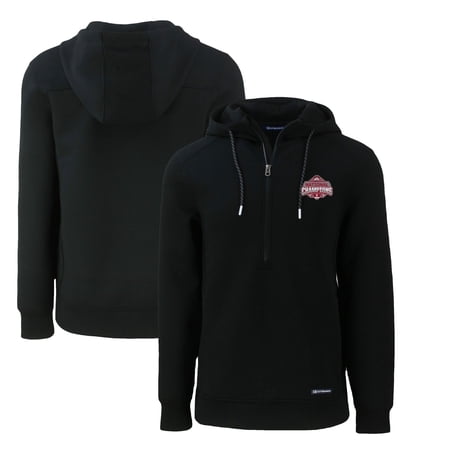 Men's Cutter & Buck Black Ohio State Buckeyes College Football Playoff 2024 National Champions Roam Eco Recycled