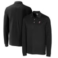 thumbnail image 1 of Men's Cutter & Buck Black Ohio State Buckeyes Vault Advantage Tri-Blend Pique Big & Tall Long Sleeve Polo, 1 of 3