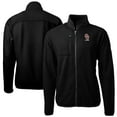 thumbnail image 1 of Men's Cutter & Buck  Black Oklahoma Sooners Alumni Logo Cascade Eco Sherpa Fleece Full-Zip Jacket, 1 of 3
