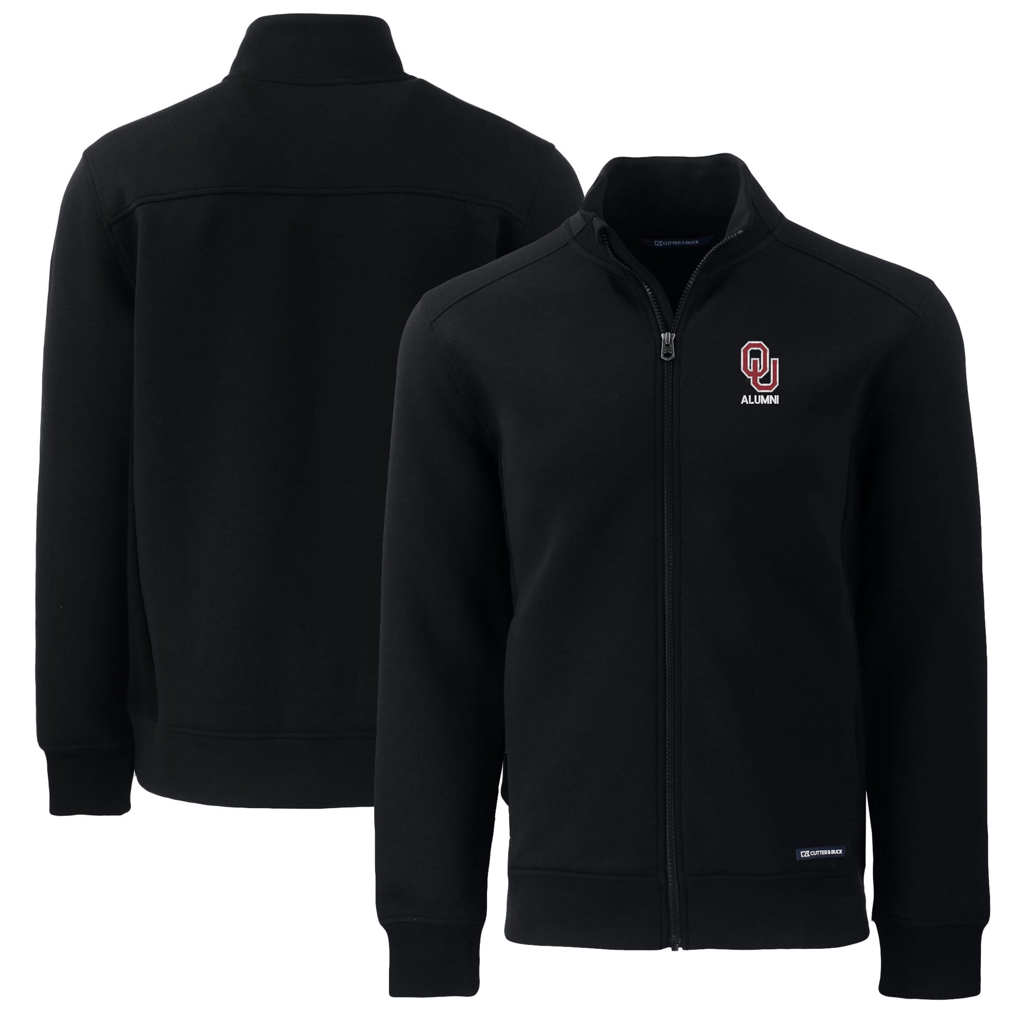 Men's Cutter & Buck Black Oklahoma Sooners Alumni Logo Roam Eco