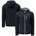 thumbnail image 1 of Men's Cutter & Buck  Black Oklahoma Sooners Vault Rainier Primaloft Eco Full-Zip Hybrid Jacket, 1 of 3