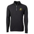 thumbnail image 1 of Men's Cutter & Buck Black Oregon Ducks Adapt Eco Knit Quarter-Zip Pullover Jacket, 1 of 1