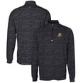 thumbnail image 1 of Men's Cutter & Buck Black Oregon Ducks Big & Tall Traverse Camo Print Stretch Quarter-Zip Pullover Top, 1 of 3