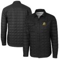 thumbnail image 1 of Men's-Cutter & Buck  Black Oregon Ducks Ranier Eco Insulated PrimaLoft Full-Snap Shacket, 1 of 3