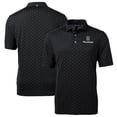 thumbnail image 1 of Men's Cutter & Buck  Black PGA TOUR Volunteers Big & Tall Virtue Eco Pique Tile Print Recycled Polo, 1 of 3