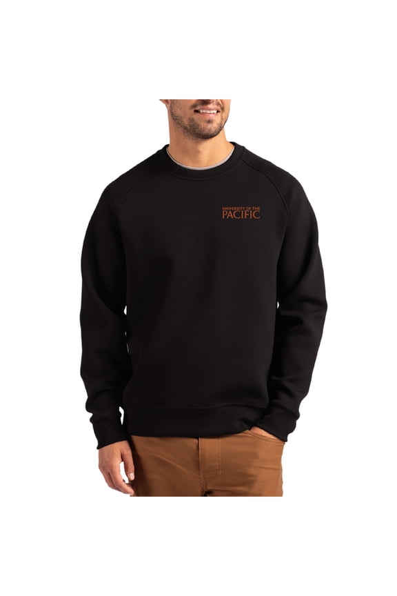Men's Cutter & Buck Black Pacific Tigers Roam Recycled Pullover