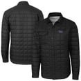 thumbnail image 1 of Men's-Cutter & Buck  Black Pitt Panthers Ranier Eco Insulated PrimaLoft Full-Snap Shacket, 1 of 3