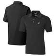 thumbnail image 1 of Men's Cutter & Buck Black Portland State Vikings Vault Advantage Tri-Blend Pique Big & Tall Polo, 1 of 3