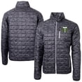 thumbnail image 1 of Men's-Cutter & Buck  Black Portland Timbers Rainier PrimaLoft Eco Insulated Full-Zip Printed Puffer Jacket, 1 of 3