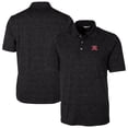 thumbnail image 1 of Men's Cutter & Buck Black Richmond Flying Squirrels Big & Tall DryTec Advantage Tri-Blend Space Dye Polo, 1 of 3