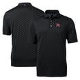 thumbnail image 1 of Men's Cutter & Buck Black Richmond Flying Squirrels Virtue Eco Pique Tile Print Recycled Polo, 1 of 3