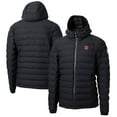 thumbnail image 1 of Men's Cutter & Buck  Black Rutgers Scarlet Knights Mission Ridge Repreve Eco Insulated Puffer Full-Zip Jacket, 1 of 3
