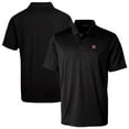 thumbnail image 1 of Men's Cutter & Buck Black Rutgers Scarlet Knights Prospect Eco Textured Stretch Recycled Polo, 1 of 3