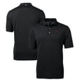 thumbnail image 1 of Men's Cutter & Buck Black SMU Mustangs Big & Tall Virtue Eco Pique Tile Print Recycled DryTec Polo, 1 of 3