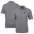 thumbnail image 1 of Men's Cutter & Buck Black Salt Lake Bees Big & Tall Virtue Eco Pique Stripe Recycled DryTec Polo, 1 of 3
