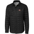 thumbnail image 1 of Men's Cutter & Buck Black San Francisco 49ers Big & Tall Rainier Shirt Jacket, 1 of 1