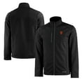 thumbnail image 1 of Men's Cutter & Buck Black San Francisco Giants Evoke Eco Softshell Recycled Full-Zip Jacket, 1 of 3