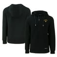 thumbnail image 1 of Men's Cutter & Buck  Black Seattle Mariners City Connect Roam Eco Recycled Half-Zip Pullover Hoodie, 1 of 3