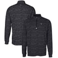 thumbnail image 1 of Men's Cutter & Buck Black Seton Hall Pirates Big & Tall Traverse Camo Print Stretch Quarter-Zip Pullover Top, 1 of 3