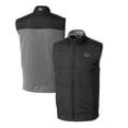 thumbnail image 1 of Men's Cutter & Buck Black South Carolina Gamecocks Big & Tall Stealth Hybrid Quilted Full-Zip DryTec Windbreaker Vest, 1 of 3