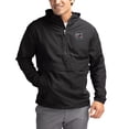 thumbnail image 1 of Men's Cutter & Buck Black South Carolina Gamecocks Charter Eco Recycled Half-Zip Anorak Jacket, 1 of 2