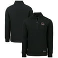 thumbnail image 1 of Men's Cutter & Buck  Black South Carolina Gamecocks Roam Eco Recycled Quarter-Zip Sweatshirt, 1 of 3