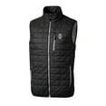 thumbnail image 1 of Men's Cutter & Buck Black Southern Illinois Salukis Big & Tall College Vault Rainier Full-Zip Vest, 1 of 1