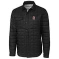 thumbnail image 1 of Men's Cutter & Buck Black Stanford Cardinal Rainier Full-Snap Shirt Jacket, 1 of 1
