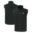 thumbnail image 1 of Men's Cutter & Buck  Black Stephen F Austin Lumberjacks Charter Eco Recycled Full-Zip Vest, 1 of 3