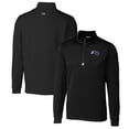 thumbnail image 1 of Men's Cutter & Buck Black Stephen F Austin Lumberjacks Traverse Stretch Quarter Zip-Pullover Top, 1 of 3