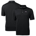thumbnail image 1 of Men's Cutter & Buck Black TCU Horned Frogs Big & Tall Virtue Eco Pique Tile Print Recycled Polo, 1 of 3