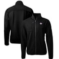 thumbnail image 1 of Men's Cutter & Buck Black TCU Horned Frogs Cascade Eco Sherpa Fleece Full-Zip Jacket, 1 of 3