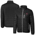 thumbnail image 1 of Men's Cutter & Buck Black Tampa Bay Buccaneers Big & Tall Rainier PrimaLoft Eco Insulated Full-Zip Puffer Jacket, 1 of 3