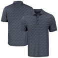 thumbnail image 1 of Men's Cutter & Buck Black Tampa Bay Rays Pike Eco Pebble Print Stretch Recycled Polo, 1 of 3