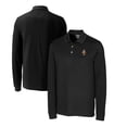 thumbnail image 1 of Men's Cutter & Buck Black Tennessee Volunteers Big & Tall Tri-Blend Pique Long Sleeve DryTec Polo, 1 of 3