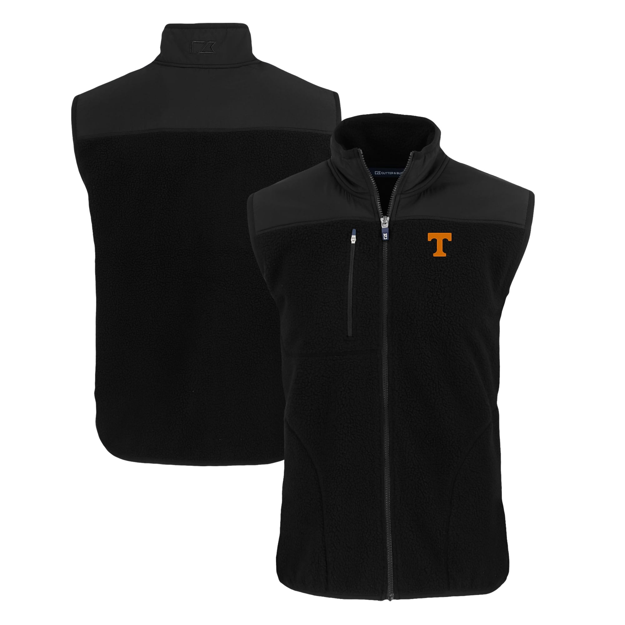 Men's Pro Fleece Full-Zip Vest - Charcoal Heather W/ Logo main image 1