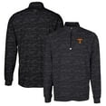 thumbnail image 1 of Men's Cutter & Buck Black Tennessee Volunteers Traverse Camo Print Stretch Quarter-Zip Pullover Top, 1 of 3