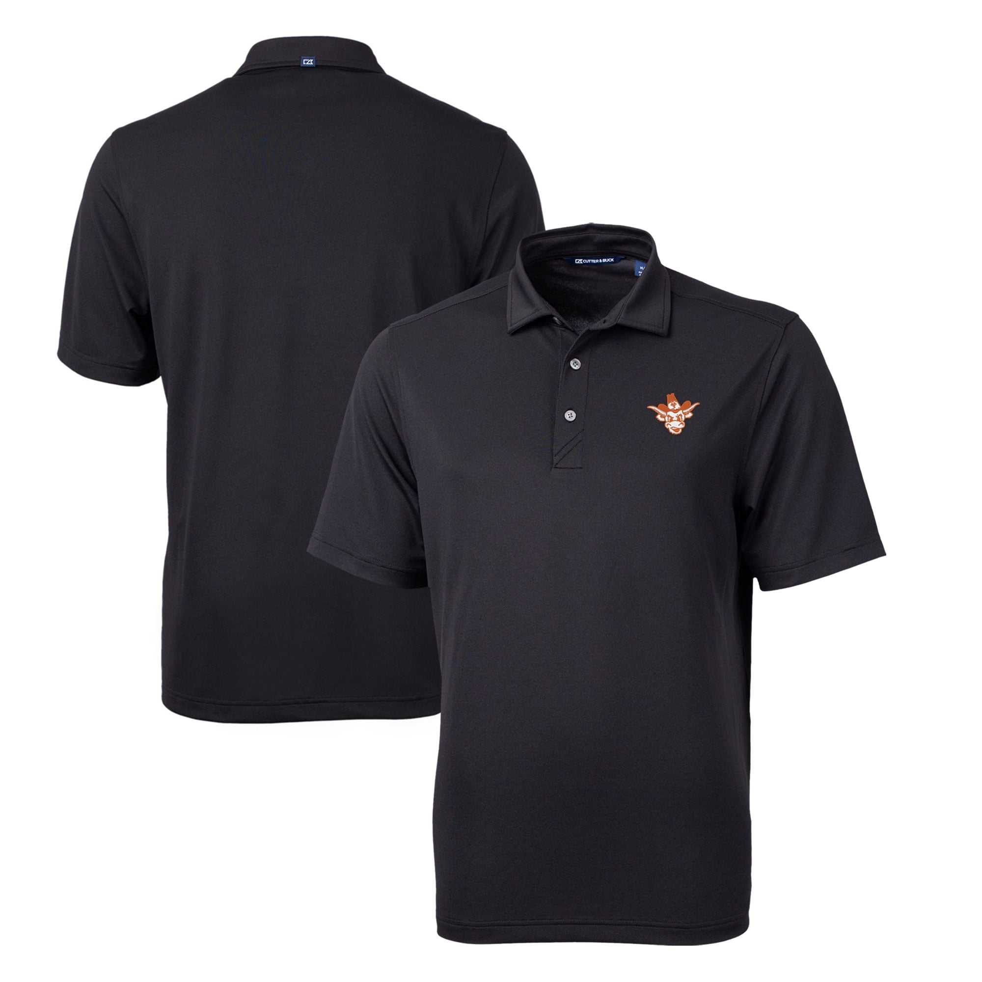 Pull 1/2 Zip Homme Cutter & Buck – DryTec Topspin – Taille S – Orange