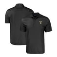 thumbnail image 1 of Men's Cutter & Buck Black Texas Rangers City Connect Big & Tall Pike Eco Tonal Geo Print Stretch Recycled Polo, 1 of 3