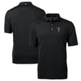 thumbnail image 1 of Men's Cutter & Buck  Black Texas Tech Red Raiders Alumni Logo Virtue Eco Pique Tile Print Recycled Polo, 1 of 3