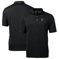 thumbnail image 1 of Men's Cutter & Buck Black Texas Tech Red Raiders Big & Tall Virtue Eco Pique Tile Print Recycled Polo, 1 of 3