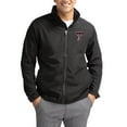 thumbnail image 1 of Men's Cutter & Buck Black Texas Tech Red Raiders Charter Eco Recycled Full-Zip Jacket, 1 of 2